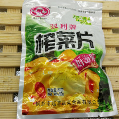 双利榨菜片 50g/袋 精制三榨咸菜泡菜早餐下饭菜 30袋包邮