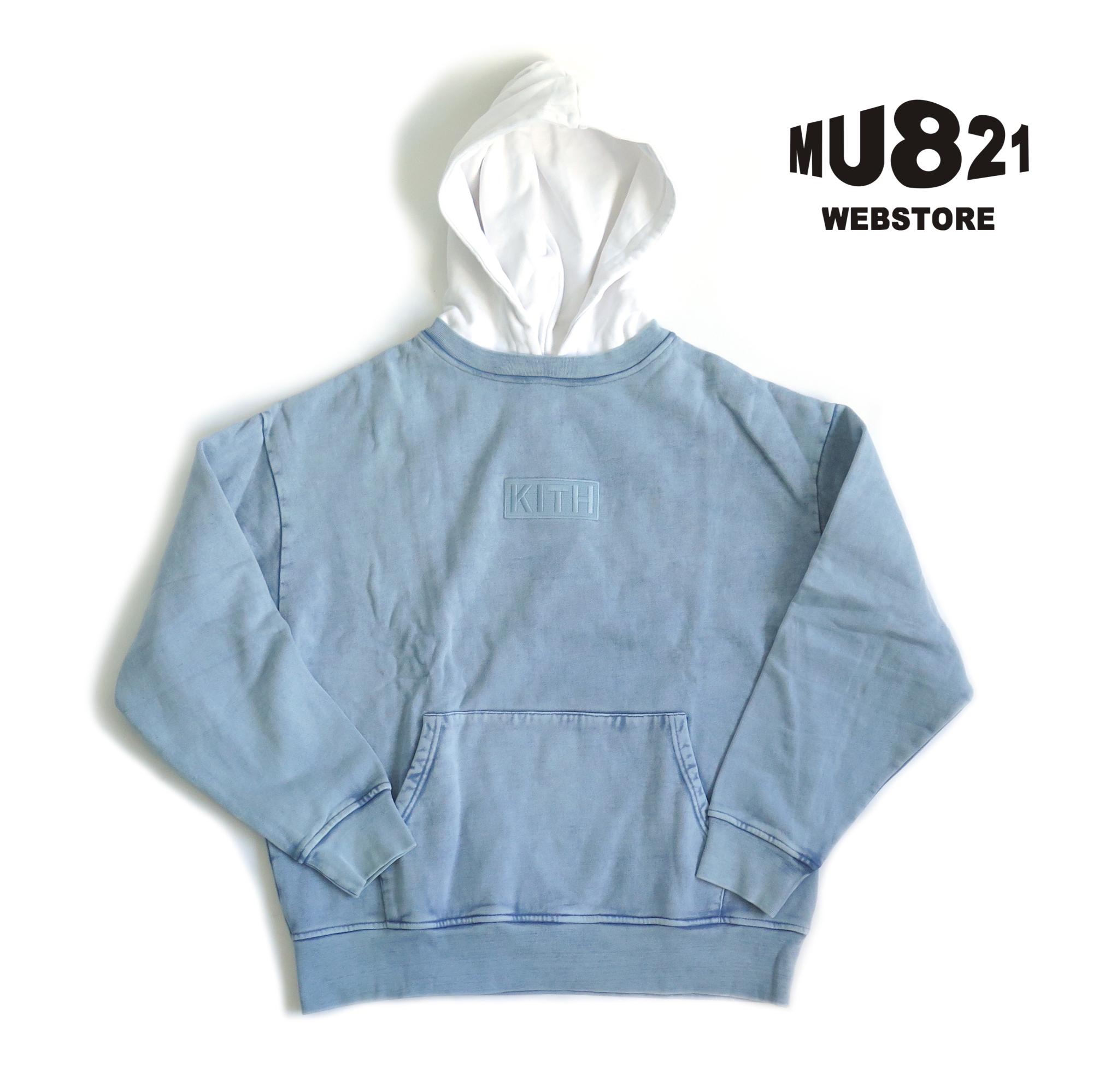 MU821現貨 KITH INDIGO 2 TONE WILLIAMS HOODY 假兩件藍染衛衣在類目 男裝, 衛衣中 - 來自Buy2taobao.com提供專業的淘寶代購服務