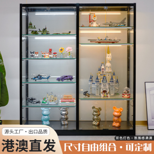 手办柜乐高高达模型展示柜样品陈列柜家用玻璃展柜礼品奖杯陈列柜