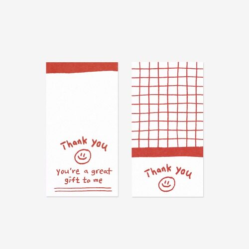 120枚thank you简约笑脸大红装饰贴封口贴蛋糕盒饼干袋子ins贴纸-标题