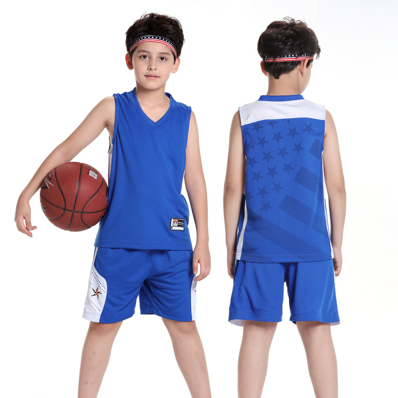 篮球服男童球衣套装宽松运动比赛背心定制女中大童训练球服速干衣