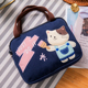 台湾啵啵猫 620145 可爱猫咪双层纯棉布手提包小包百搭帆布包韩版