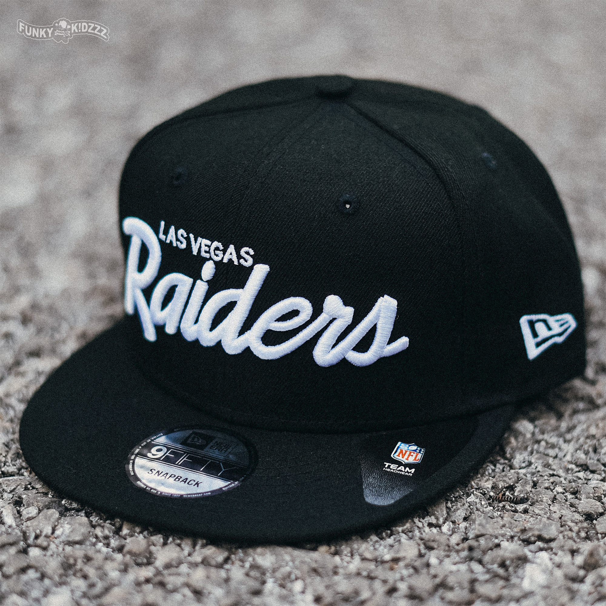 new era 美国nfl 拉斯维加斯突袭者raiders 平檐棒球帽 9fifty