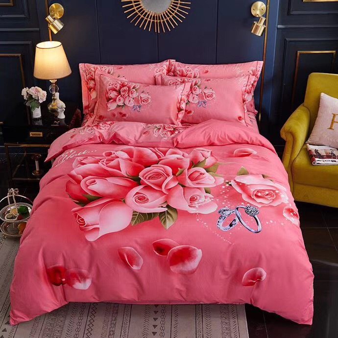【 玫瑰花床上用品】图片_价格_多少钱_什么值得买