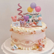 网红库洛米蛋糕装饰插件美乐蒂三丽鸥摆件女孩生日甜品台装扮配件