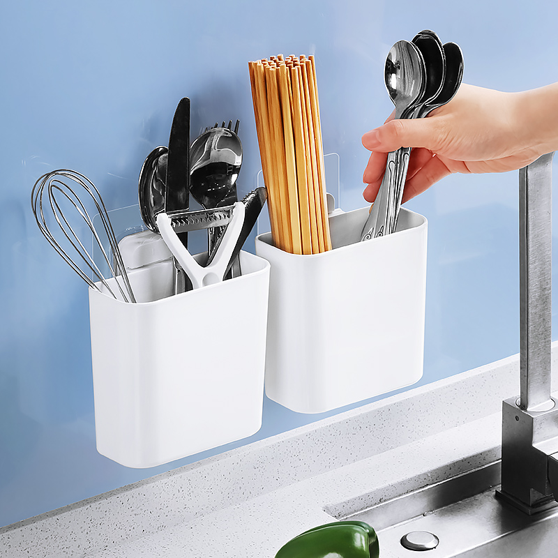 Punch holes Chopstick Kitchen Knife Spoon Chopsticks basket Wall hanging tableware storage box multi-function Leachate Shelfin the Tableware , Tableware , Tableware cage/Shelf category - from Buy2taobao.com to provide professional Taobao agent buy service