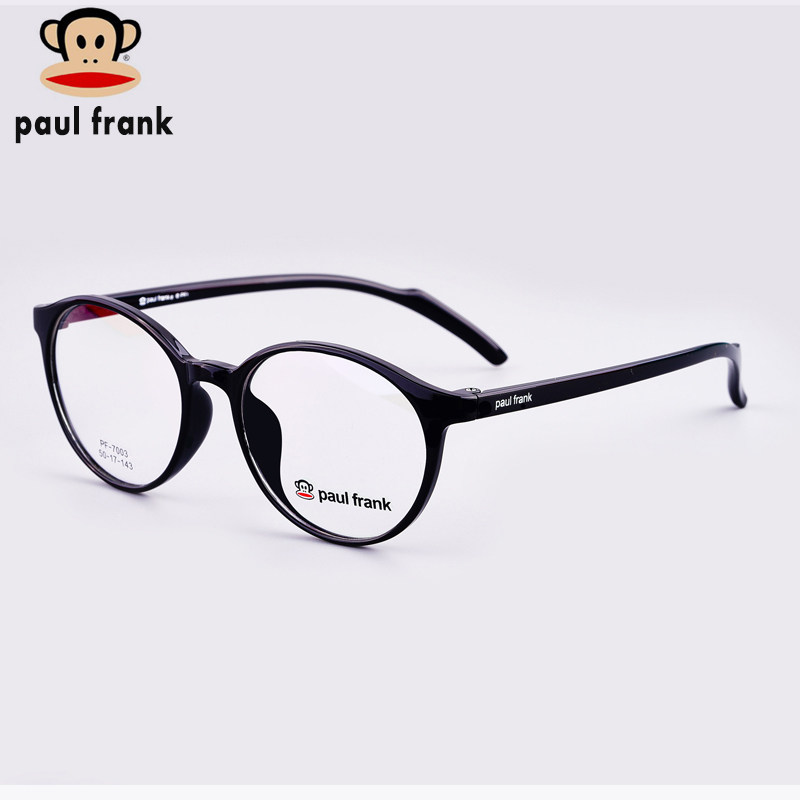 大嘴猴paulfrank复古眼睛框镜架圆框眼镜架轻近视眼镜框tr90镜框