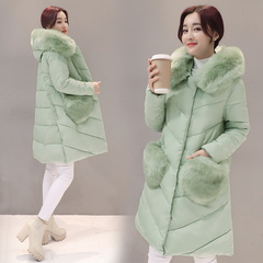 2016新款韩版孕妇棉袄女宽松大码冬装中长款外套冬季加厚潮棉服