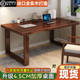 实木书桌办公桌家用卧室长方形工作台简易学生写字桌台式电脑桌子