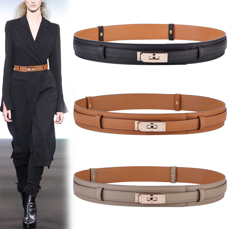 腰带女装饰西装配裙子毛衣束腰皮带时尚百搭连衣裙配饰腰封女黑色