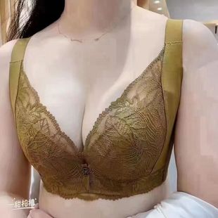 调整型内衣女超薄款聚拢收副乳文胸防下垂外扩上托大胸显小全罩杯