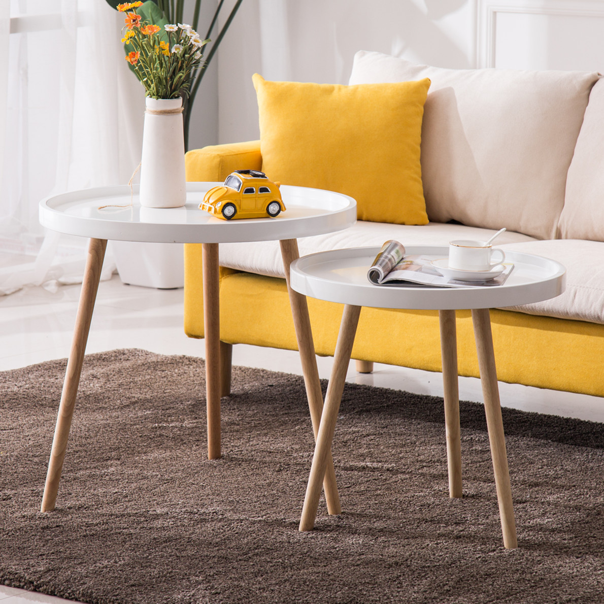 阳台小桌子创意 迷你_创意北欧小茶几沙发边几角几简约现代简易迷你