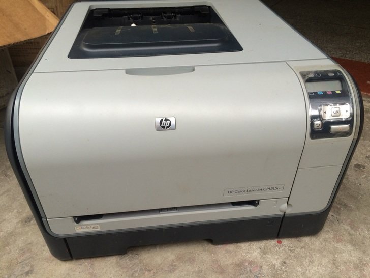 hp惠普cp 1515n彩色激光打印机 带网络a4文档打印机