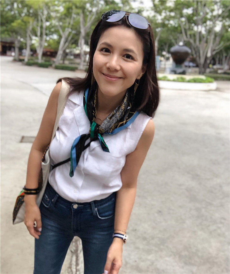 好版型好做工@汤汤2004女装 2020春夏纯色无袖亚麻衬衫背心上衣女