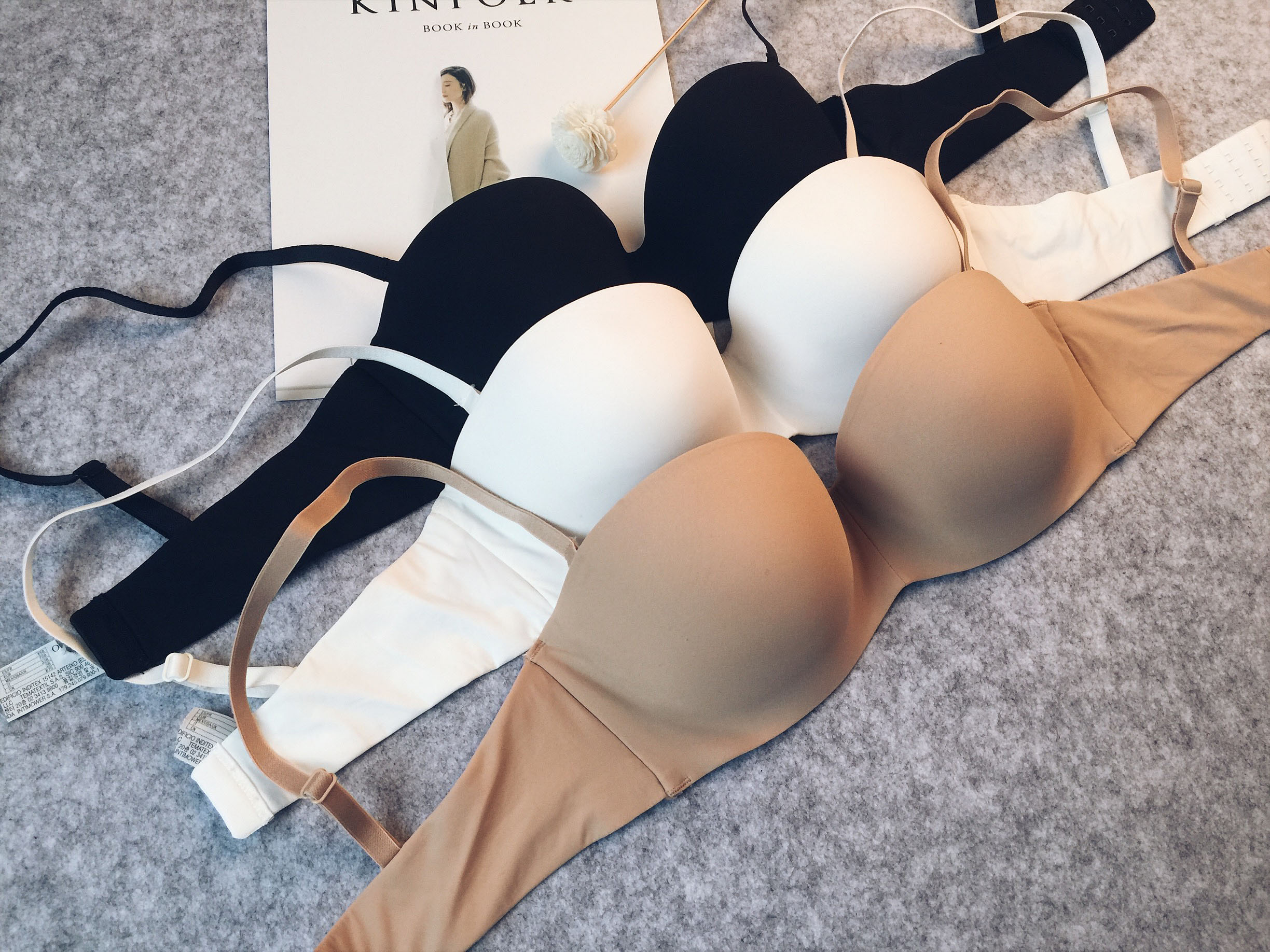 出西班牙女下厚礼服简约光面文胸 带硅胶防滑条半杯女肤色内衣|ruв категории Нижнее белье, лифчик - от Buy2taobao.com для оказания профессиональной услуги покупки агента Taobao