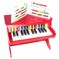 特价 手工打造精制木制25键宝宝儿童玩具小钢琴电子琴音乐益智