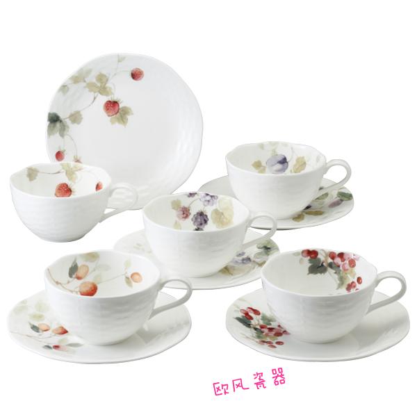 NARUMI鸣海 Lucy's Garden 露西花园系列咖啡杯5杯5碟|ruв категории кухня/посуда, посуда, другие - от Buy2taobao.com для оказания профессиональной услуги покупки агента Taobao