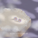 24年夏季香芋紫山茶耳钉女森系小巧精致花朵耳环小众设计感耳夹
