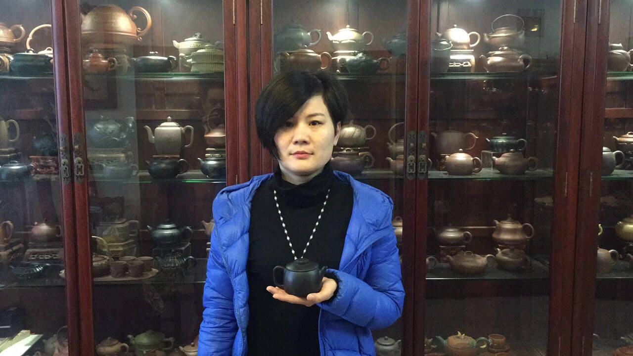 【汉瓦】助理工艺美术师 尹勤 宜兴紫砂壶茶壶 200cc