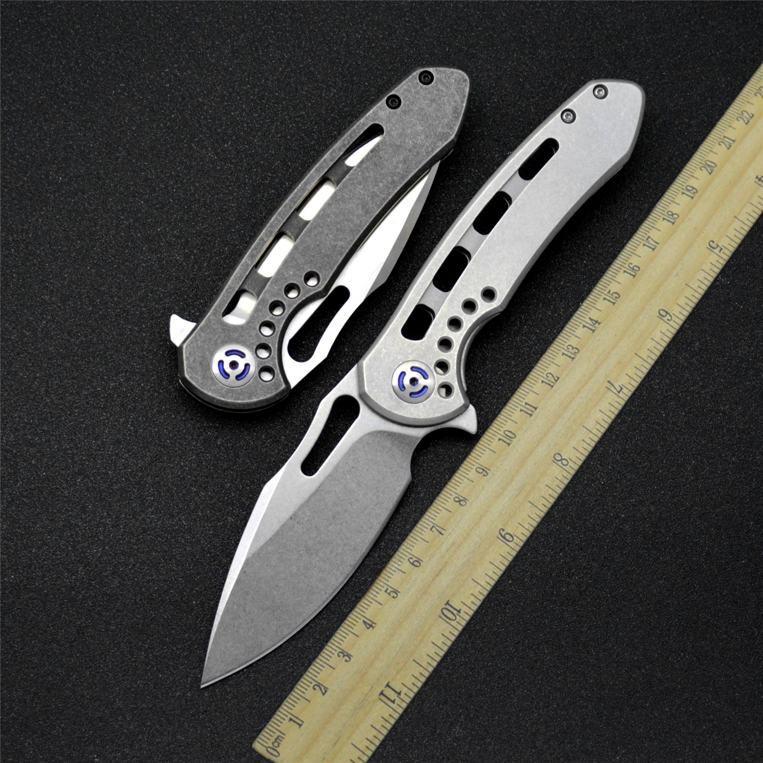 d2钢折刀高硬度重型轴承折叠刀户外便携防身锋利小刀露营求生刀具