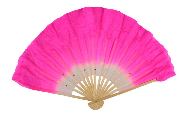 舞蹈扇子 跳舞扇秧歌舞蹈练功扇 吊尾绸扇多色艺术考试考级1尺扇