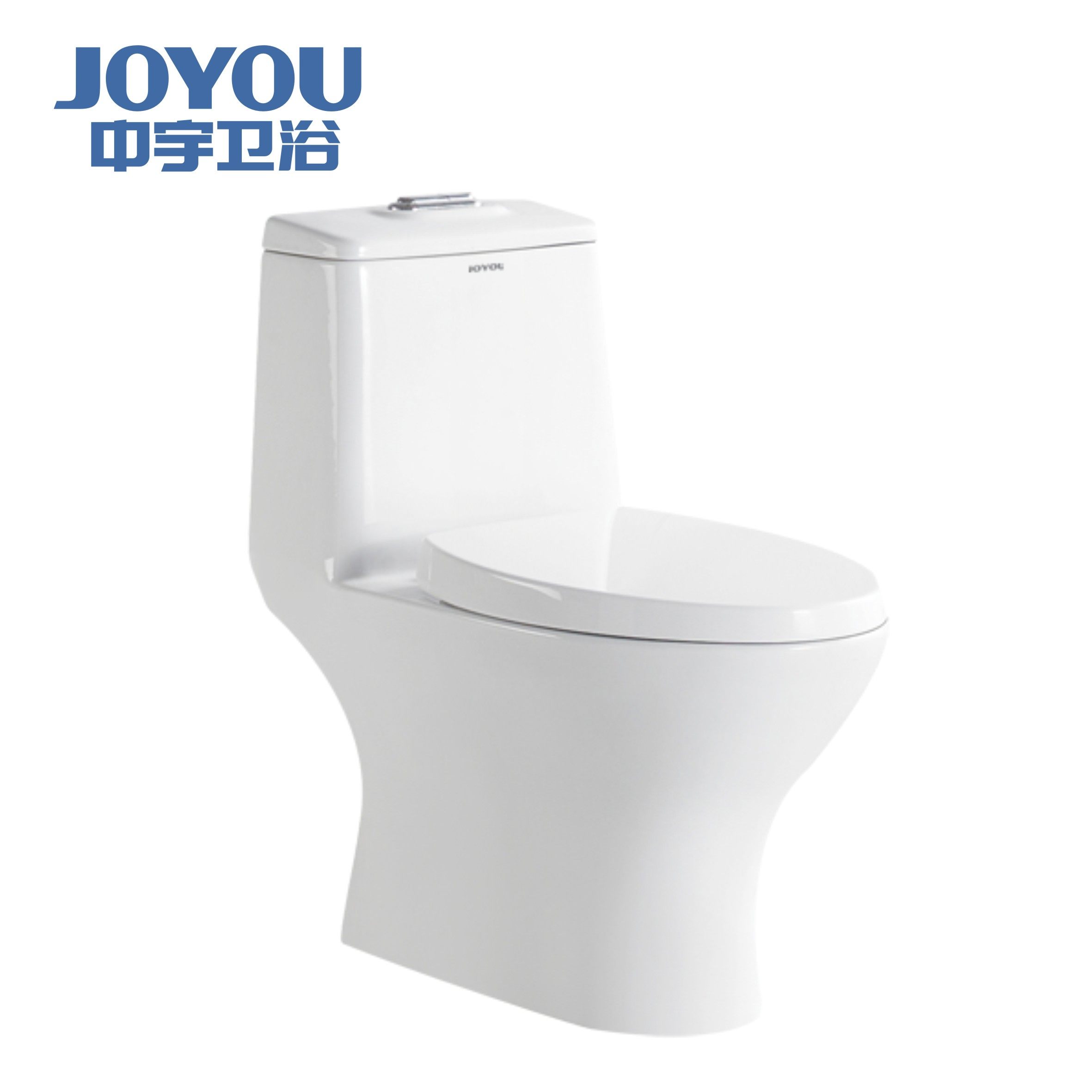 joyou中宇卫浴正品喷射虹吸式连体坐便器座便器马桶jy60055包邮