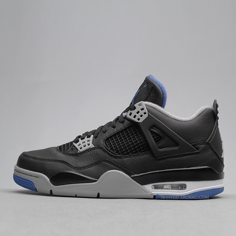 牛哄哄 air jordan 4 aj4 赛车黑 黑蓝 308497-006 408452-006