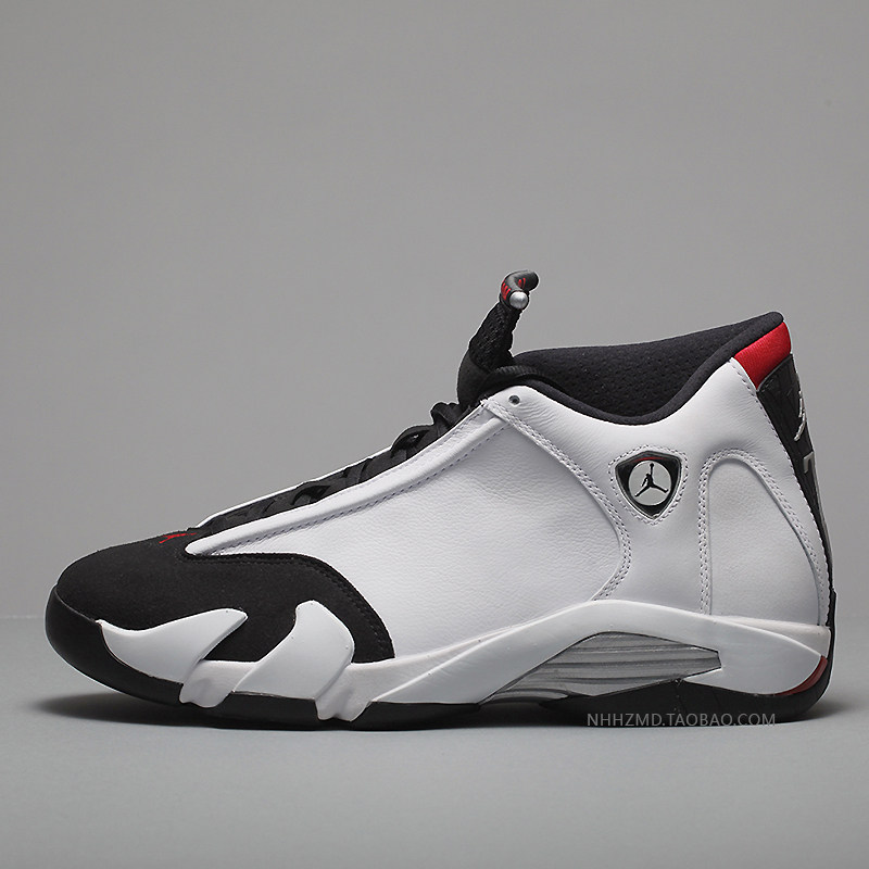 牛哄哄 air jordan 14 black toe  乔14 黑头 篮球鞋 487471-102