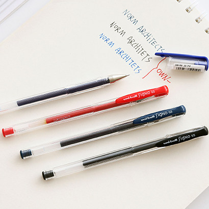 日本三菱um10005mm彩色中性笔三菱中性笔口碑好店