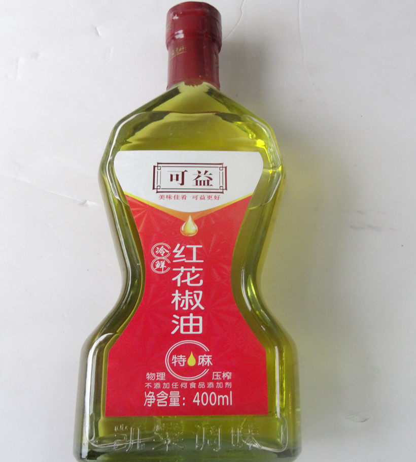 满2瓶包邮 可益红花椒油400ml 麻味足 可拌菜 面食炒菜用