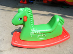 儿童玩具木马摇马环保塑料摇马动物木马加厚双色小马摇马摇摇乐
