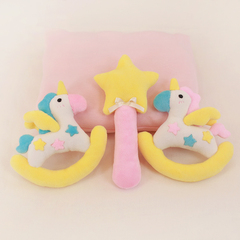 MEEMO米萌手工新生婴儿diy材料包手摇铃孕妇制作胎教用品布艺玩具