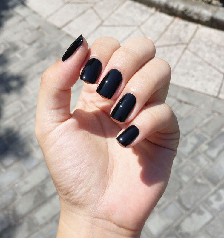 黑色指甲油胶2022年新款夏季流行显白色纯黑色冰透黑指甲胶已售27￥8