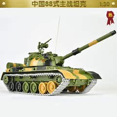 88坦克合金军事模型纪念品静态88式主战成品车模正品特价包邮