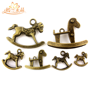 Yan LAN DIY jewelry materials accessories small bronze carousel-style hand-decorated small sashes