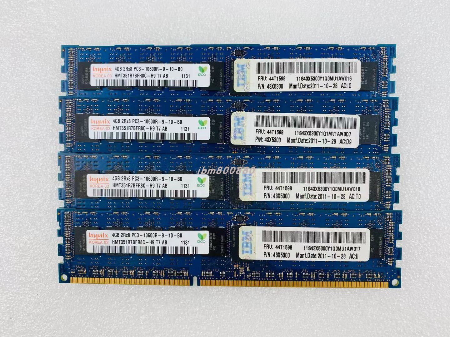 IBM 4GB 2RX8 PC3-10600R ECC服务器内存44T1598 44T1599 43X5300在类目 电脑硬件/显示器/电脑周边, 内存中 - 来自Buy2taobao.com提供专业的淘宝代购服务