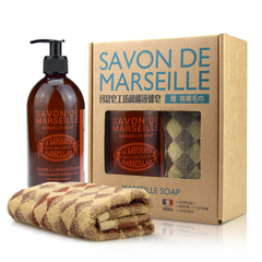 法国进口玛瑟皂工坊马赛橄榄液体皂沐浴液沐浴露500ml柑橘甜橙香