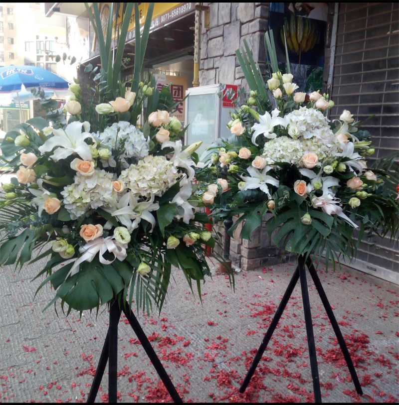 婚庆花篮布置(婚庆花篮布置效果图)