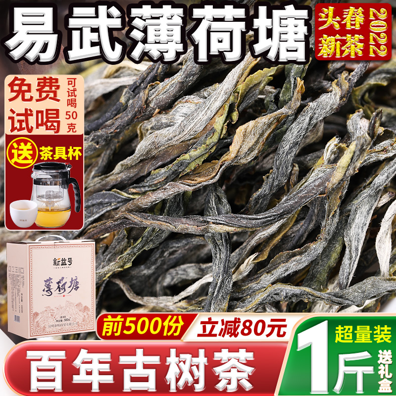 易武普洱生茶新益号2022薄荷塘糖