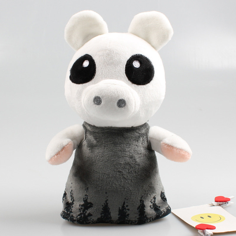 【佩佩猪公仔】piggy游戏周边毛绒玩具现货新品玩偶礼物黑裙猪