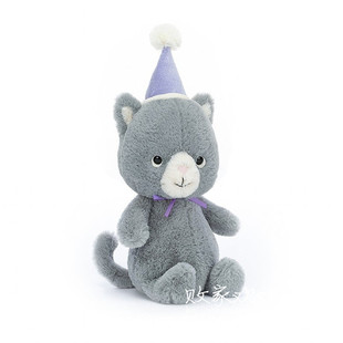 英国代购正品01.18 jellycat Jollipop Cat 乔丽波普派对小猫玩偶