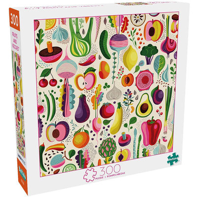 buffalo 水果 蔬菜 300片 美国进口益智拼图 礼物