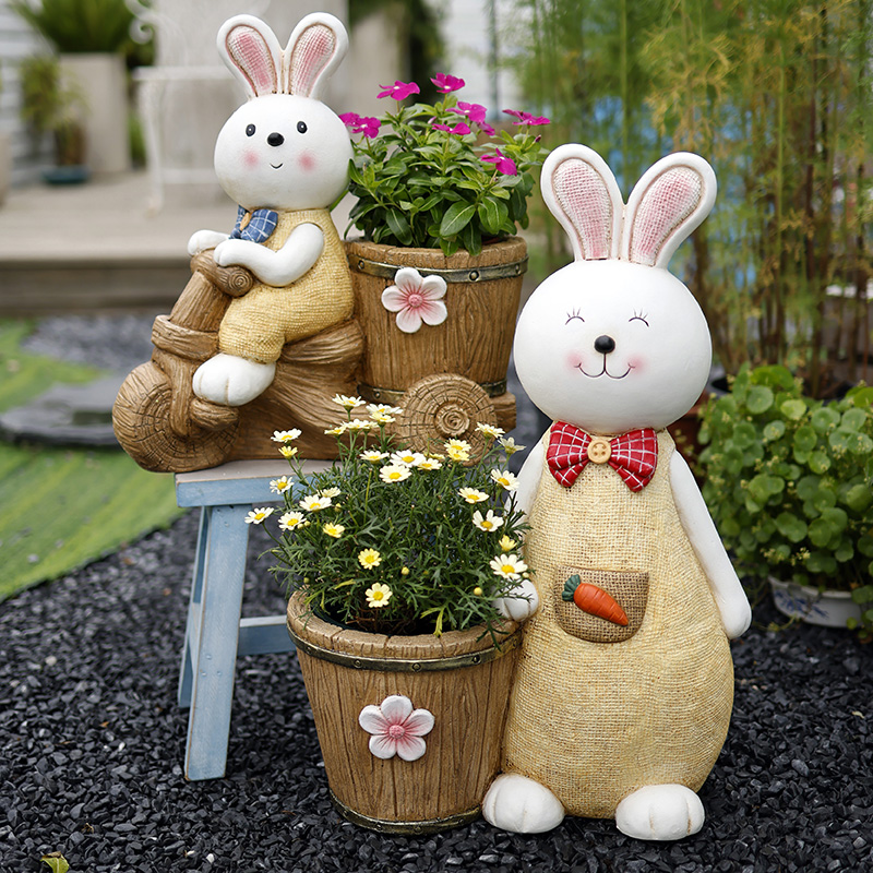 创意个性花园阳台大号可爱小兔子户外