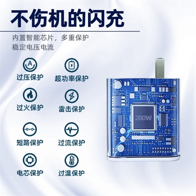 适用原装VIVOIQOO11S充电器200W超快闪充爱酷11s充电头快充type-c