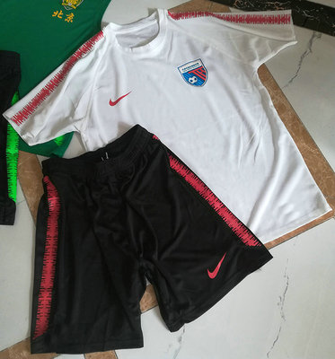 新款中超球衣天津天海训练服短袖足球服背心无袖队服比