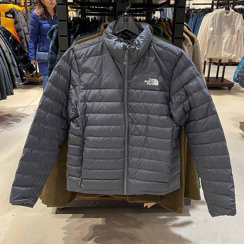 纽约大宝thenorthface北面男士秋冬新款尼龙550蓬长袖羽绒服