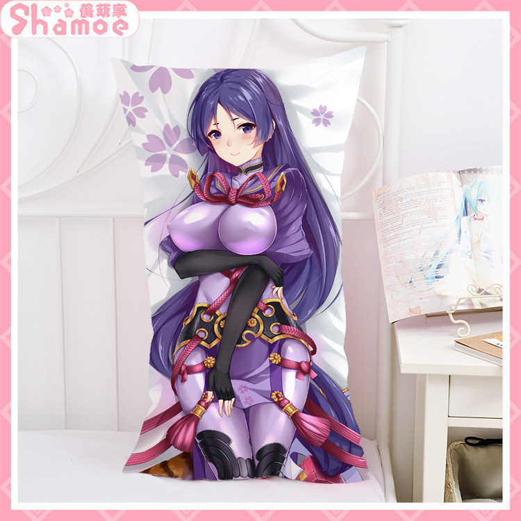 fatefgo源赖光花嫁saber尼禄动漫二次元长方形抱枕睡枕靠枕周边