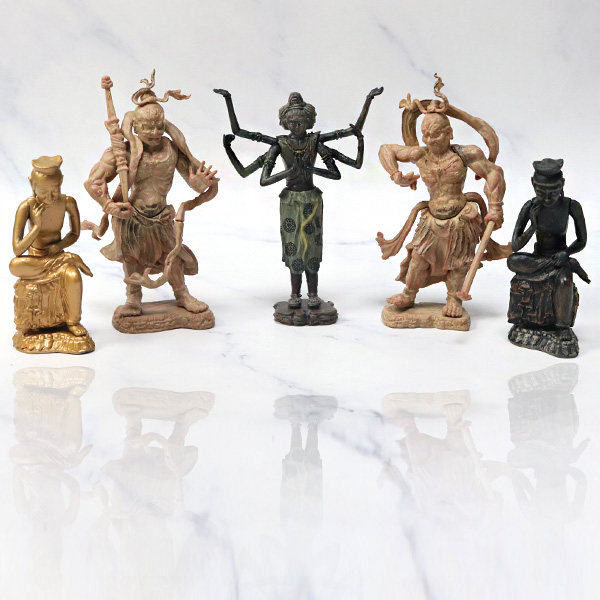 散货epoch之心四大天王伐折罗神像神像摆件日本佛像手办