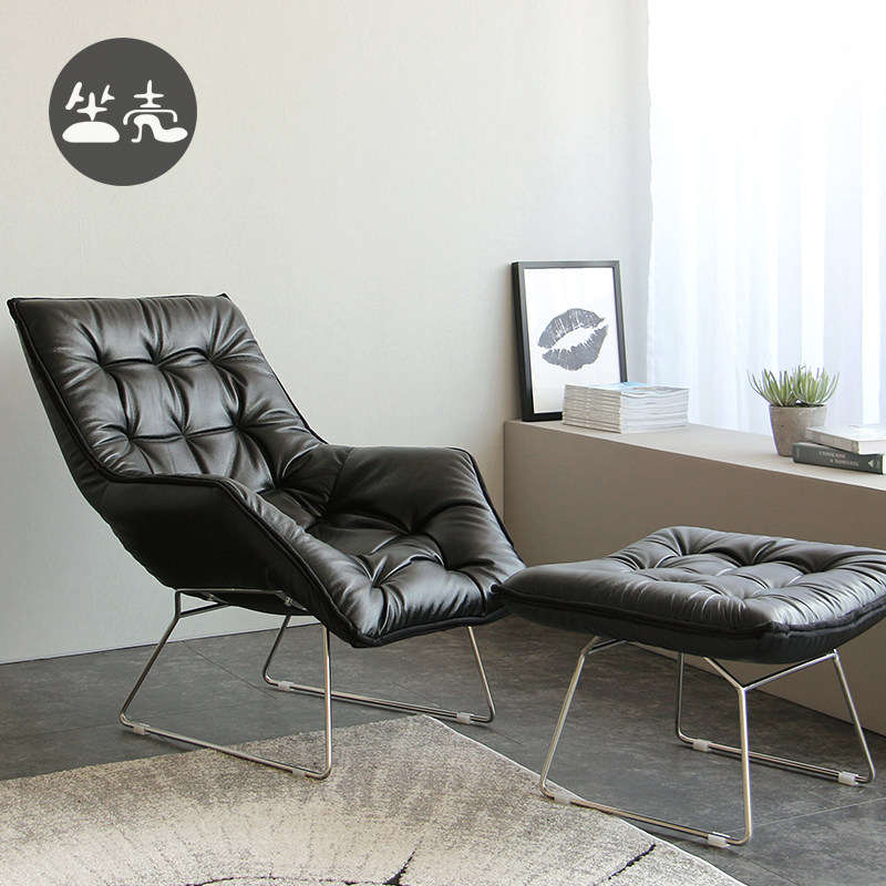 坐壳cassina设计感沙发网红单椅客厅阳台设计师艺术懒人休闲椅子