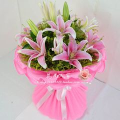 厦门同城鲜花速递香水百合花束送朋友老师长辈生日礼物教师节